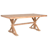 Dining Table Home ESPRIT Natural Wood 200 x 100 x 80 cm-0