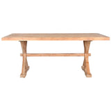 Dining Table Home ESPRIT Natural Wood 200 x 100 x 80 cm-1