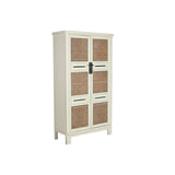 Cupboard Home ESPRIT White Natural 105 x 42 x 188 cm-0