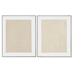 Painting Home ESPRIT Abstract Urban 82,3 x 4,5 x 102,3 cm (2 Units)-0