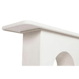 Console Home ESPRIT Yellow White Fir MDF Wood 120 x 40 x 80 cm-2