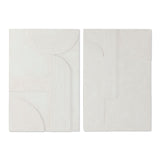 Wall Decoration Home ESPRIT White Modern 80 x 5 x 120 cm (2 Units)-0