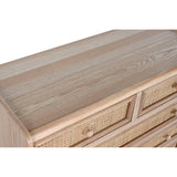 Chest of drawers Home ESPRIT Natural Paolownia wood 80 x 35 x 77 cm-3