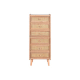 Chest of drawers Home ESPRIT Natural Rattan Paolownia wood 40 x 30 x 104 cm-1