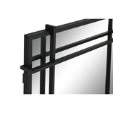 Wall mirror Home ESPRIT Black Modern 65 x 6 x 95 cm-2
