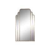 Wall mirror Home ESPRIT Golden Crystal Iron Modern 122 x 3 x 208 cm-0