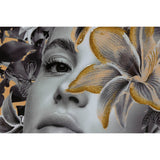 Painting Home ESPRIT Flowers Modern 100 x 3,5 x 100 cm (2 Units)-2