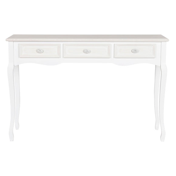 Console Home ESPRIT White Wood MDF Wood 120 x 40 x 78,5 cm-1