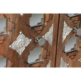 Sideboard Home ESPRIT Brown Black Silver Natural Mango wood Mirror 150 x 38 x 80 cm-5