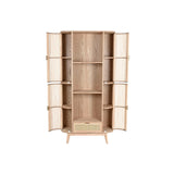 Shelves Home ESPRIT Natural Rattan Fir 88 x 36 x 180 cm-6