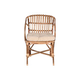 Garden chair Home ESPRIT Bamboo Rattan 58 x 65 x 85 cm-3