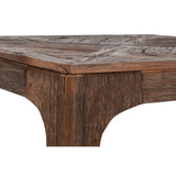 Centre Table Home ESPRIT Brown Wood 100 x 100 x 32 cm-3