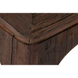 Centre Table Home ESPRIT Brown Wood 100 x 100 x 32 cm-2