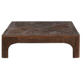 Centre Table Home ESPRIT Brown Wood 100 x 100 x 32 cm-1