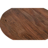 Centre Table Home ESPRIT Brown Wood 90 x 90 x 35 cm-4