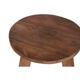 Side table Home ESPRIT Brown Recycled Wood 60 x 60 x 45 cm-3