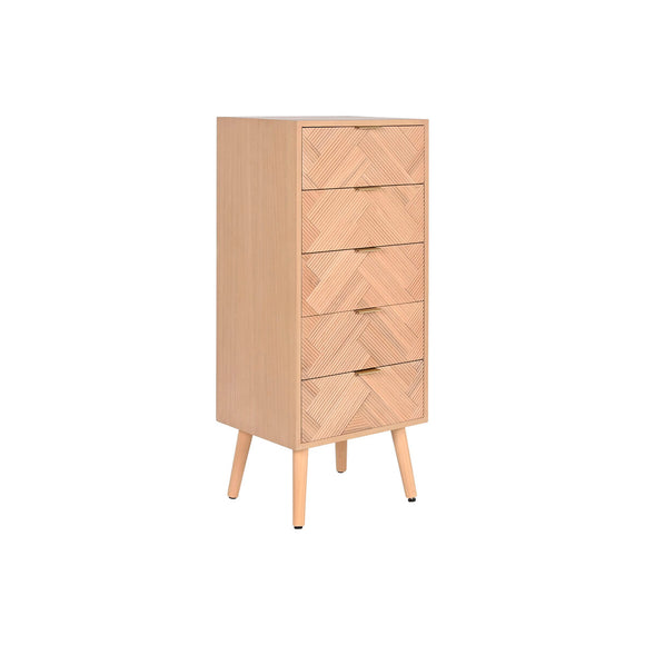 Chest of drawers Home ESPRIT Natural Paolownia wood MDF Wood 42 x 34 x 101 cm-0