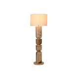 Floor Lamp Home ESPRIT Beige Natural 220 V 40 x 40 x 116 cm-1