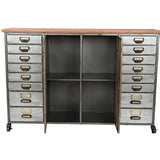 Chest of drawers Home ESPRIT Metal Fir Vintage 123 x 34 x 83,5 cm-8