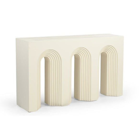 Console Home ESPRIT White Mango wood 150 x 35 x 87 cm-0