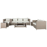 Garden sofa Home ESPRIT synthetic rattan 200 x 80 x 68 cm-2