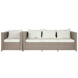 Garden sofa Home ESPRIT synthetic rattan 200 x 80 x 68 cm-8