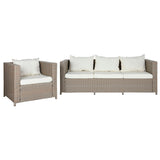 Garden sofa Home ESPRIT synthetic rattan 200 x 80 x 68 cm-7