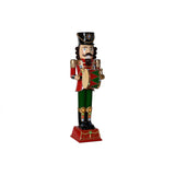 Christmas bauble Home ESPRIT Multicolour Musical Nutcracker 38 X 45 X 122 cm-1