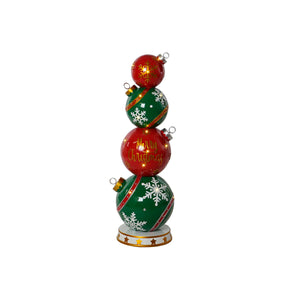 Christmas bauble Home ESPRIT Red Green 35 x 35 x 108,5 cm-0