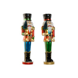 Christmas bauble Home ESPRIT Multicolour Nutcracker 23 x 20 x 70 cm (2 Units)-1