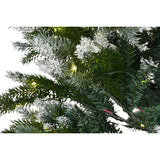 Christmas Tree Home ESPRIT Green Metal Polyethylene Snowfall 120 x 120 x 180 cm-5