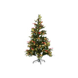 Christmas Tree Home ESPRIT Red Green PVC Metal 95 x 95 x 150 cm-0