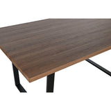 Dining Table Home ESPRIT Brown Black Iron MDF Wood 160 x 90 x 75 cm-4