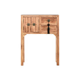 Console Home ESPRIT Black Fir MDF Wood 64 x 26 x 83 cm-1