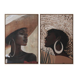 Painting Home ESPRIT Brown Beige Colonial Hat 80 x 4,5 x 120 cm (2 Units)-0