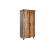 Cupboard Home ESPRIT Light brown Wood 85,5 x 47 x 180 cm-9