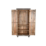 Cupboard Home ESPRIT Light brown Wood 85,5 x 47 x 180 cm-8