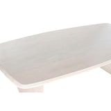 Dining Table Home ESPRIT White Mango wood 218 x 100 x 76 cm-1