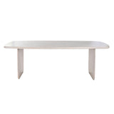 Dining Table Home ESPRIT White Mango wood 218 x 100 x 76 cm-2