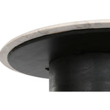 Dining Table Home ESPRIT Marble Mango wood 120 x 120 x 76 cm-3