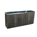 Sideboard Home ESPRIT Silver Brass Marble 180 x 40 x 85 cm 180 x 40 x 86 cm-1