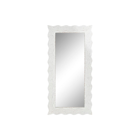 Wall mirror Home ESPRIT White Stripped Scandi 89 x 2,5 x 178 cm-0