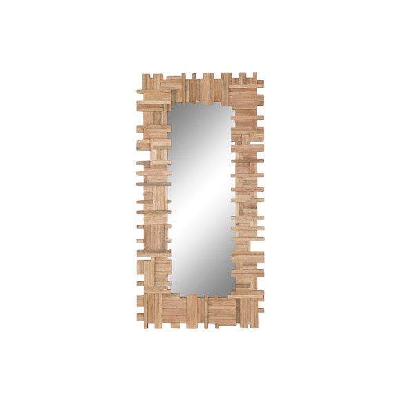 Wall mirror Home ESPRIT Natural Trunks Bali 91 x 3 x 183 cm-0