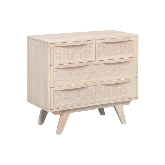 Chest of drawers Home ESPRIT Mango wood Romantic 85 x 40 x 75 cm-0