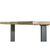 Dining Table Home ESPRIT Black Natural Metal Mango wood 200 x 100 x 76 cm-4