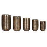 Planter Home ESPRIT Copper Aluminium Modern 50 x 50 x 89 cm 50 x 51 x 89 cm-0