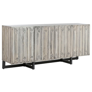 Sideboard Home ESPRIT White Metal Mango wood 180 X 38,7 X 80 cm-0