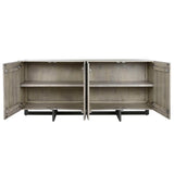 Sideboard Home ESPRIT White Metal Mango wood 180 X 38,7 X 80 cm-3