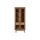 Display Stand Home ESPRIT Crystal Teak 80 x 45 x 190 cm-1