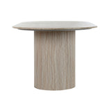 Dining Table Home ESPRIT White Beige Granite MDF Wood 220 x 100 x 75 cm-2